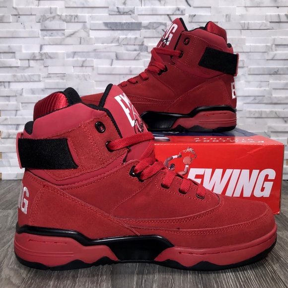 Ewing 33 Hi Red & Black OG VNDS With OG Box - Picture 2 of 16